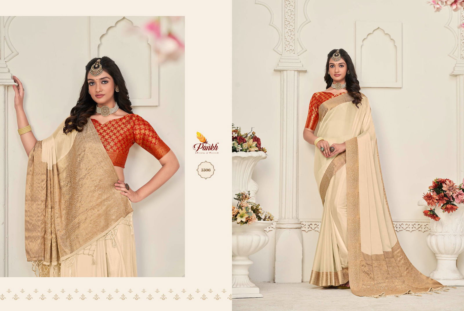 Alora Silk By Pankh 5501-5510 Party Wear Sarees Catalog